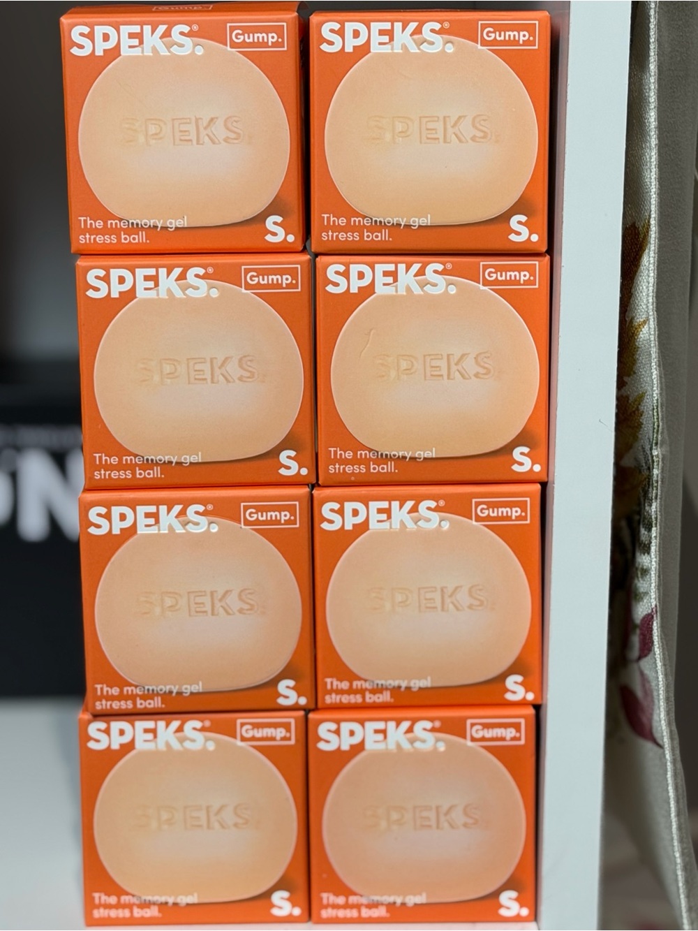 SPEKS Gump Memory Gel Stress Ball - Peach